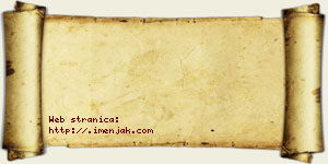 Antonije Fain vizit kartica